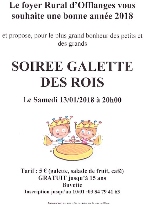 Soirée galette 2018